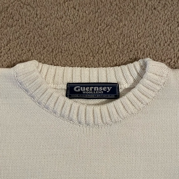 Crew Neck Guernsey Sweater - Picture 3 of 3